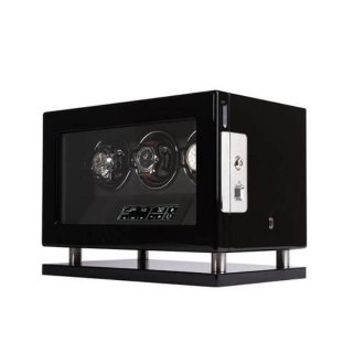 Photo of 3 Watch Winder with Fingerprint Lock LCD Remote Control Quiet Mabuchi Motors
