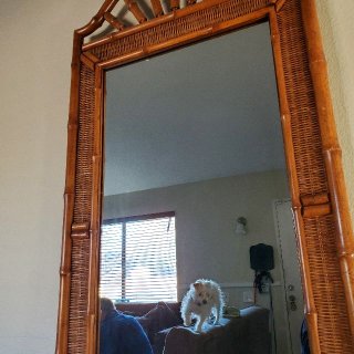 Photo of WICKER MIRROR