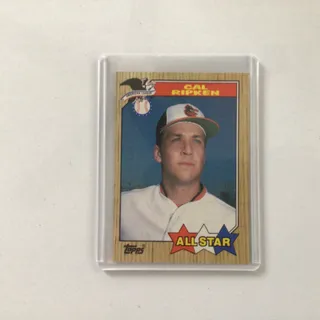 Photo of 1987 Topps All-Star Cal Ripken #609, Excellent condition