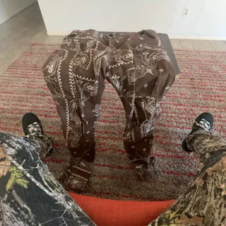 Photo of Brown paisley pants