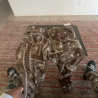 Photo of Brown paisley pants