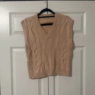 Photo of Beige Sweater vest