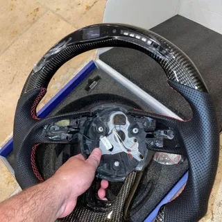 Photo of Brand new Audi carbon fiber steering wheel with LED shift lights