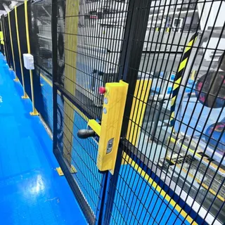 Photo of machine safety fence
