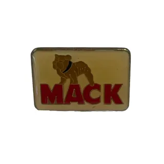 Photo of Mack Truck Logo Metal Lapel Pin 7/8" x 5/8" Gold Tone
