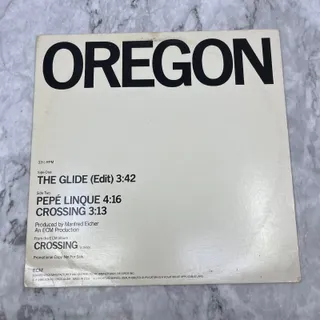Photo of Oregon The Glide PROMO Record Jazz ECM 1985 12" 33 ⅓ RPM TJ4