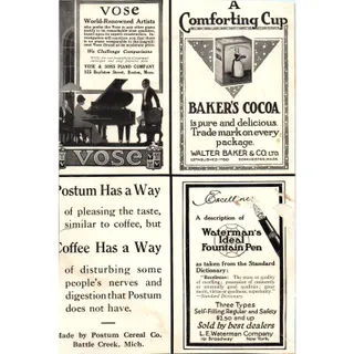 Photo of c1920 Harper's Ad - Hamilton Watch of Railroad Accuracy Lancaster PA MA TF6-1