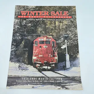 Photo of 1998 Winter Sale for Model Railroaders Catalog TC6