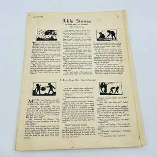 Photo of 1936 Bible Stories and Children’s Activity Book Packet BA4