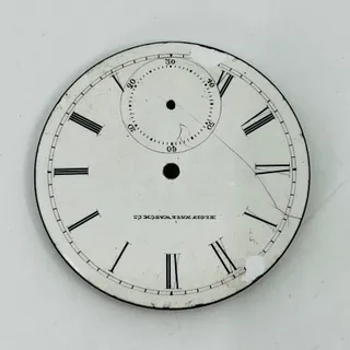 Photo of Antique ELGIN Ceramic Pocket Watch Face SB7