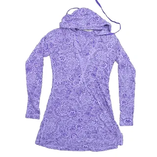 Photo of Athleta Women's Size XS Pullover Hoodie Long Hood Multicolor Long Sleeve Cotton