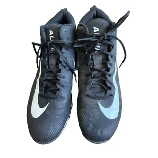 Photo of 12 Nike Alpha Menace Shark Football Cleats Black White 878122-011 Men's