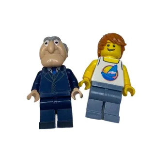 Photo of Lego Muppets Statler 71033 and Surfer Dude 1149 MiniFig Figurine