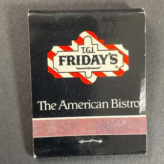Photo of TGI Friday's "The American Bistro" Full Matchbook c1975-80's