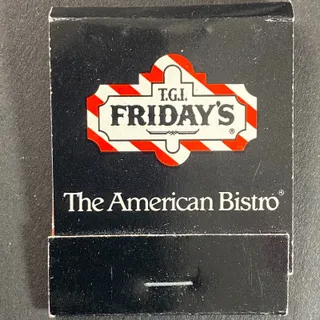 Photo of TGI Friday's "The American Bistro" Full Matchbook c1975-80's