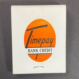 Photo of Butte, MT Metals Bank & Trust Timepay -3 stks Matchbook c1960's VGC Scarce