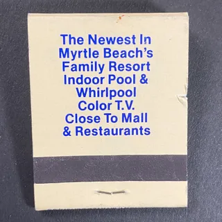 Photo of Meridian Plaza Myrtle Beach, SC Full Matchbook c1975-80's VGC Scarce