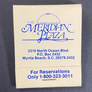 Photo of Meridian Plaza Myrtle Beach, SC Full Matchbook c1975-80's VGC Scarce