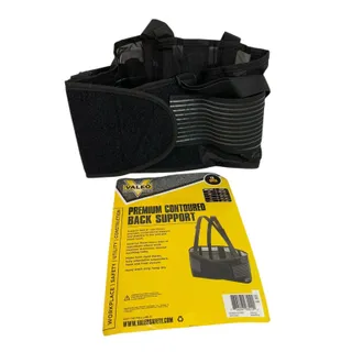 Photo of Large Valeo Premium Contoured Back Support Belt 8" Waist 38-44"