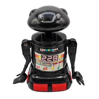 Photo of Blue-Box Dance-Bot 228 Robot Space Toy 1980s Droid Hong Kong Working Bot