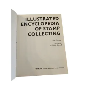 Photo of Illustrated Encyclopedia of Stamp Collecting by Otto Hornung 1970 HBDJ