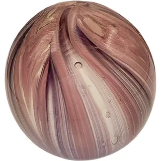 Photo of Cyan Design 4" Decorative Glass Sphere Filler 10351 Marbled Purple/Pink/Brown