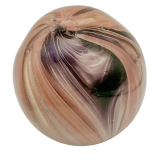 Photo of Cyan Design 4" Decorative Glass Sphere Filler 10351 Marbled Purple/Pink/Brown