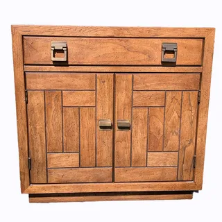 Photo of DREXEL Heritage Woodbriar 907-630 Rustic European 24.5″ Two-Door Nightstand 