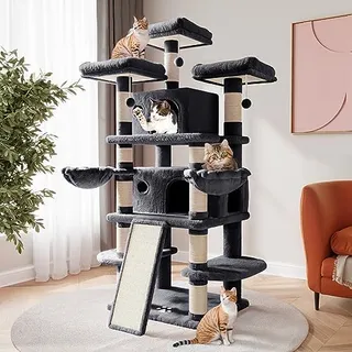 Photo of 68 Inches Multi-Level Large Cat Tree for Large Kitties