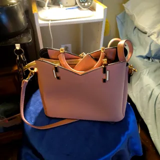 Photo of Pretty pink/blue purse w/ change pocket