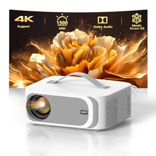 Photo of [AI Movin 2.0 System/1500 ANSI/Auto Focus] Outdoor-Projector with WiFi and Bluetooth