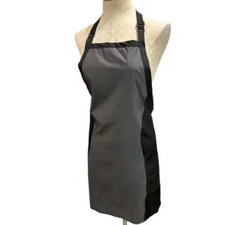 Photo of Betty Dain Hair Stylist Apron Bleachproof Black Gray Hourglass