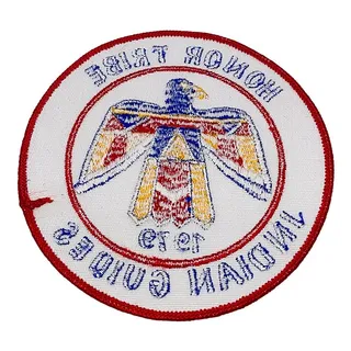 Photo of YMCA Indian Guides Honor Tribe Vintage 1979 4.5" Round Embroidered Patch