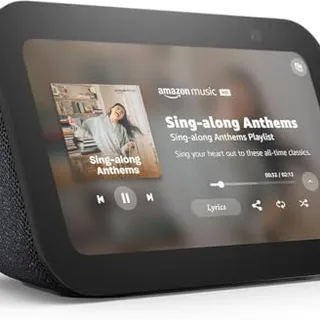 Photo of Amazon Echo Show 5 (newest model), Smart display with Alexa+ Early Access, clearer sound