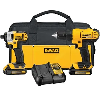 Photo of DEWALT 20V MAX Cordless Drill and Impact Driver, Power Tool Combo Kit