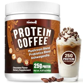 Photo of Protein Coffee Powder, Cold Brew Mocha Iced Coffee with 25g Protein