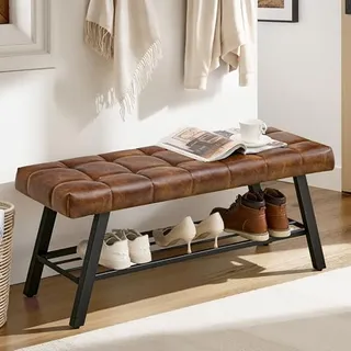 Photo of 45″ Entryway Bench with Shoe Storage