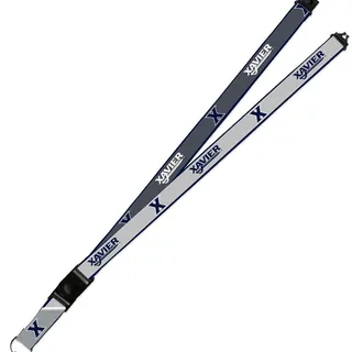 Photo of Xavier Musketeers Lanyard Keychain 2-sided Breakaway Clip GRAY University of
