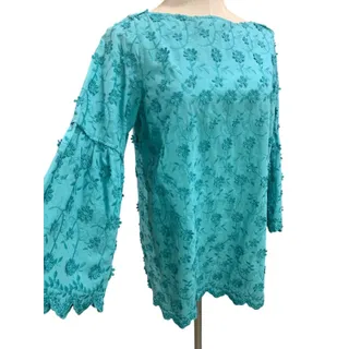Photo of Medium Soft Surrounding Womens Rosalie Daisy Tunic Shirt Blouse Bell Sleeve