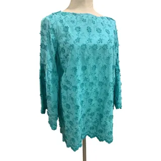 Photo of Medium Soft Surrounding Womens Rosalie Daisy Tunic Shirt Blouse Bell Sleeve