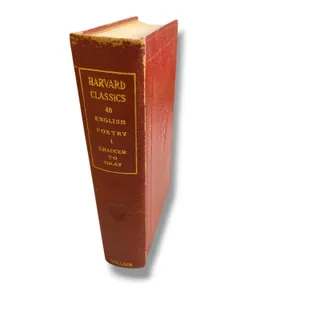 Photo of Harvard Classics 40 English Poetry 1 1910 Hardcover Book Collier & Son