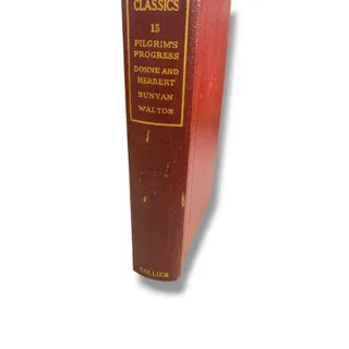 Photo of Harvard Classics 15 Pilgrims Progress Donne and Herbert 1909 Hardcover Book