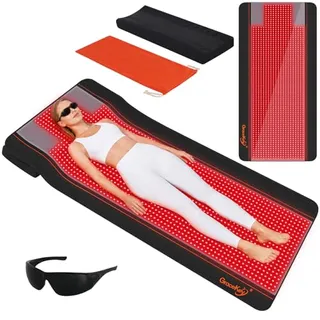 Photo of USE COUPON — 72.8″x35.4″ Medical-Grade TPU Red Light Therapy Mat Full Body