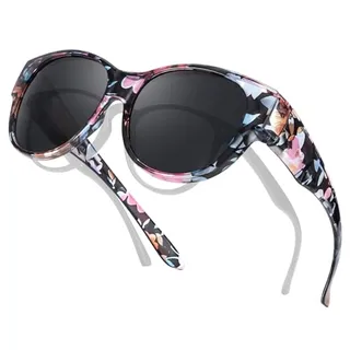 Photo of Polarized Trendy Sun Glasses Over Prescription Glasses