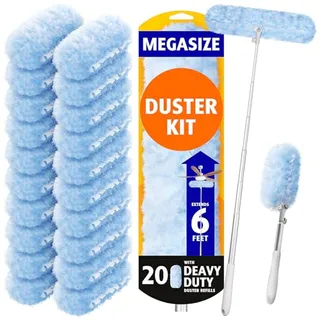 Photo of 6 ft Extendable Duster Handle with 20 Refills