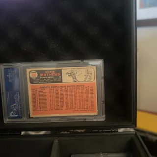 Photo of 1966 Topps #200 Eddie Mathew’s PSA 7 Near Mint