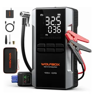Photo of WOLFBOX Car Battery Jump Starter with Air Compressor
