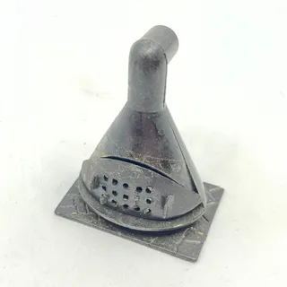 Photo of 1970s MCM Fireplace Die Cast Pencil Sharpener w Box Dollhouse Miniature SC8