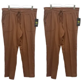 Photo of BOGO Free New Athletic Works Womens Large Petite Elastic Drawstring Yoga Pants