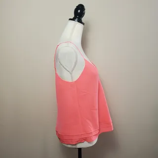 Photo of Aritzia V-Neck Cami Top Salmon Pink Large